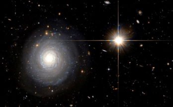 Abandoned Galaxy gives birth to hundreds of stars