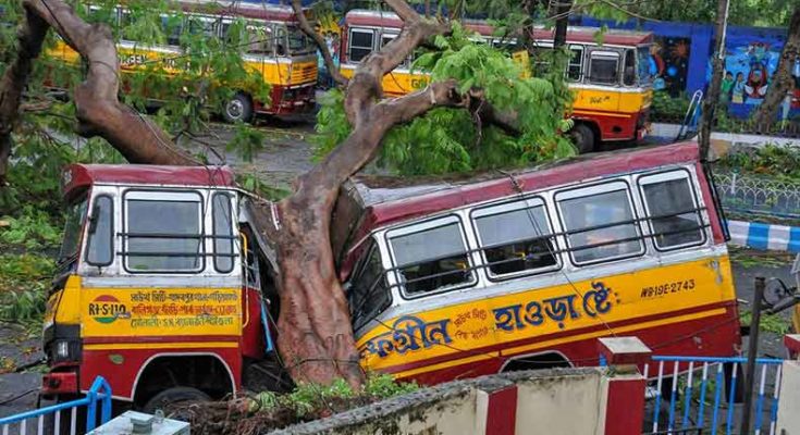 Massive devastation in West Bengal, Orissa after the landfall of Super Cyclone Amphan