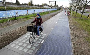 Netherlands initiated world's first Solar Bike Path