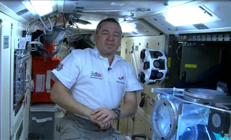 The experiment was carried out by Russian astronaut and biologist Oleg Skripochka on the Russian side of the International Space Station.