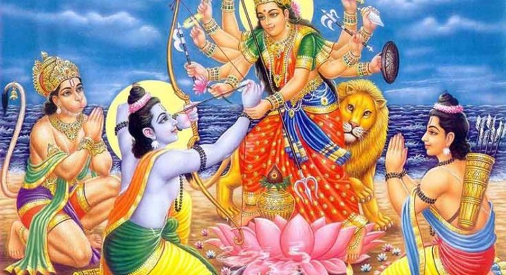 Untimely Ceremonial Awakening of Goddess Durga