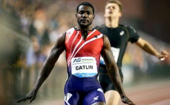 Gatlin tempests to 9.74 seconds 100m lifetime best