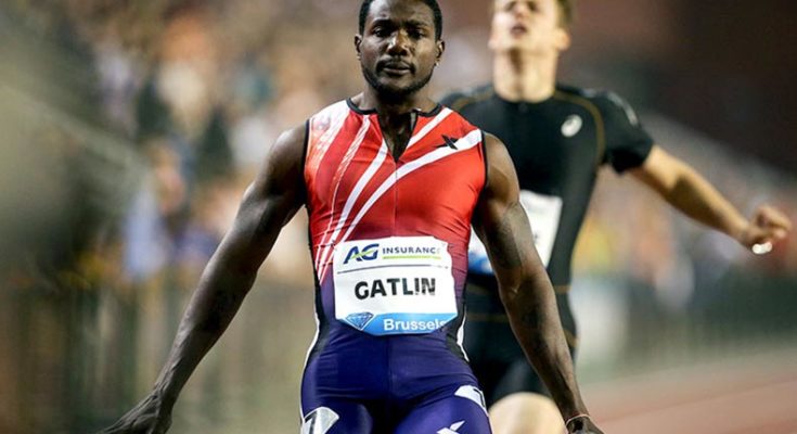 Gatlin tempests to 9.74 seconds 100m lifetime best