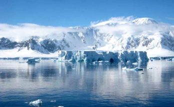 Ice melting in Antarctica can cause rise in sea levels