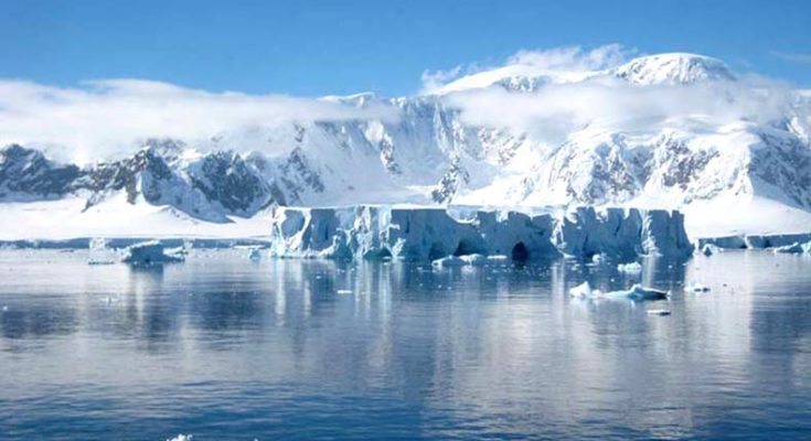Ice melting in Antarctica can cause rise in sea levels