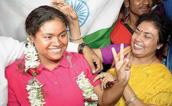 Sayani Das of India successfully crossed the English Channel
