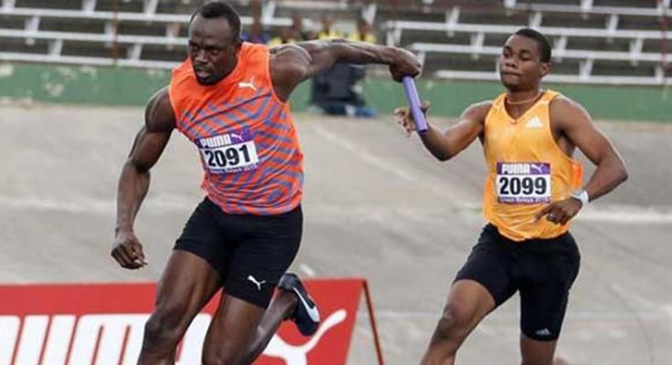 Usain Bolt made his season start-up relay with a defeat