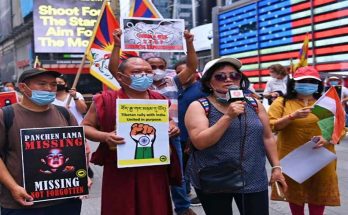 Indian Americans, Taiwanese, Tibetans protest to boycott China at Times Square