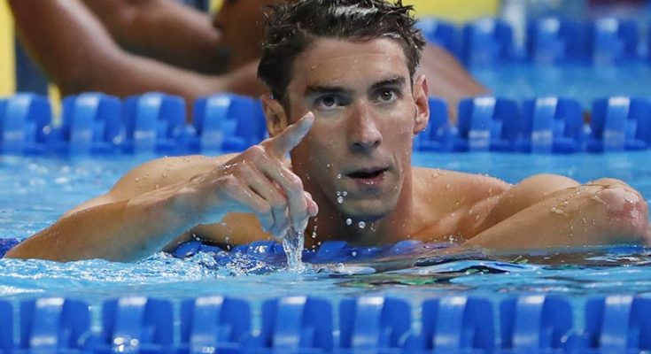 Michael Phelps was chosen as the US Flag Bearer