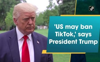 President Trump is approaching to ban Chinese app TikTok in the US