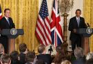 Joint news conference of President Obama and Prime Minister Cameron conveys a strong message against terrorism