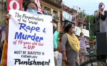 Demand for exemplary punishment to the Hathras rape case accused